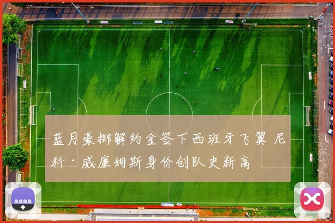 蓝月豪掷解约金签下西班牙飞翼 尼科·威廉姆斯身价创队史新高